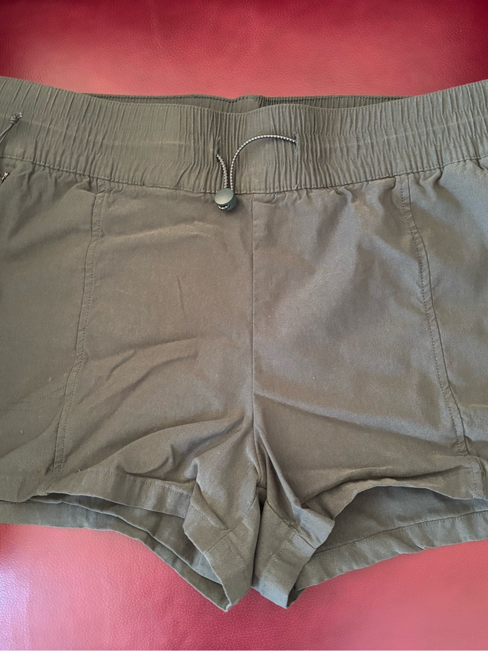 Avalanche Olive Drawcord Athletic Shorts